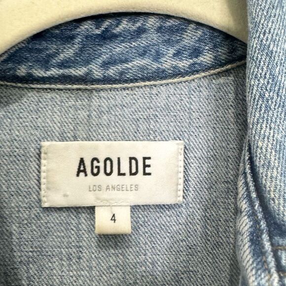 AGOLDE Rio Zora Denim Playsuit - Mid denim - Picture 10 of 13